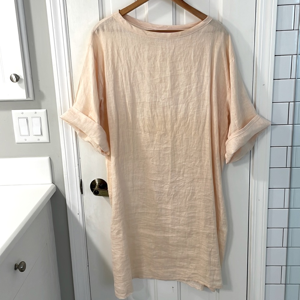 Simple linen dress